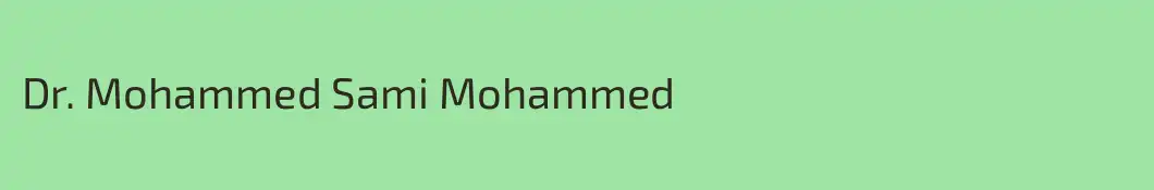 Dr. Mohammed Sami Mohammed